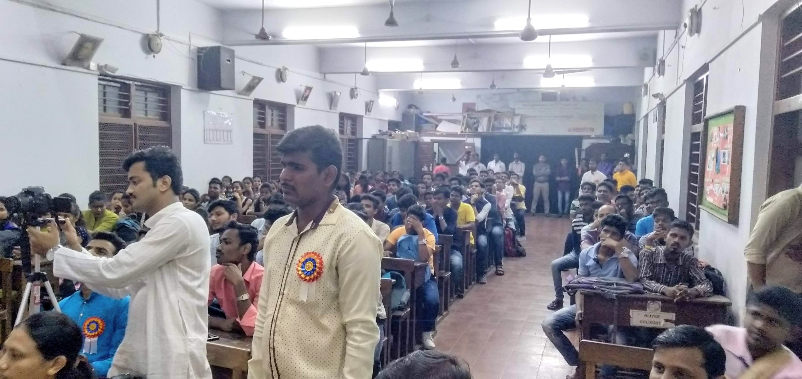 Online inaugural student meeting for SY & TY students