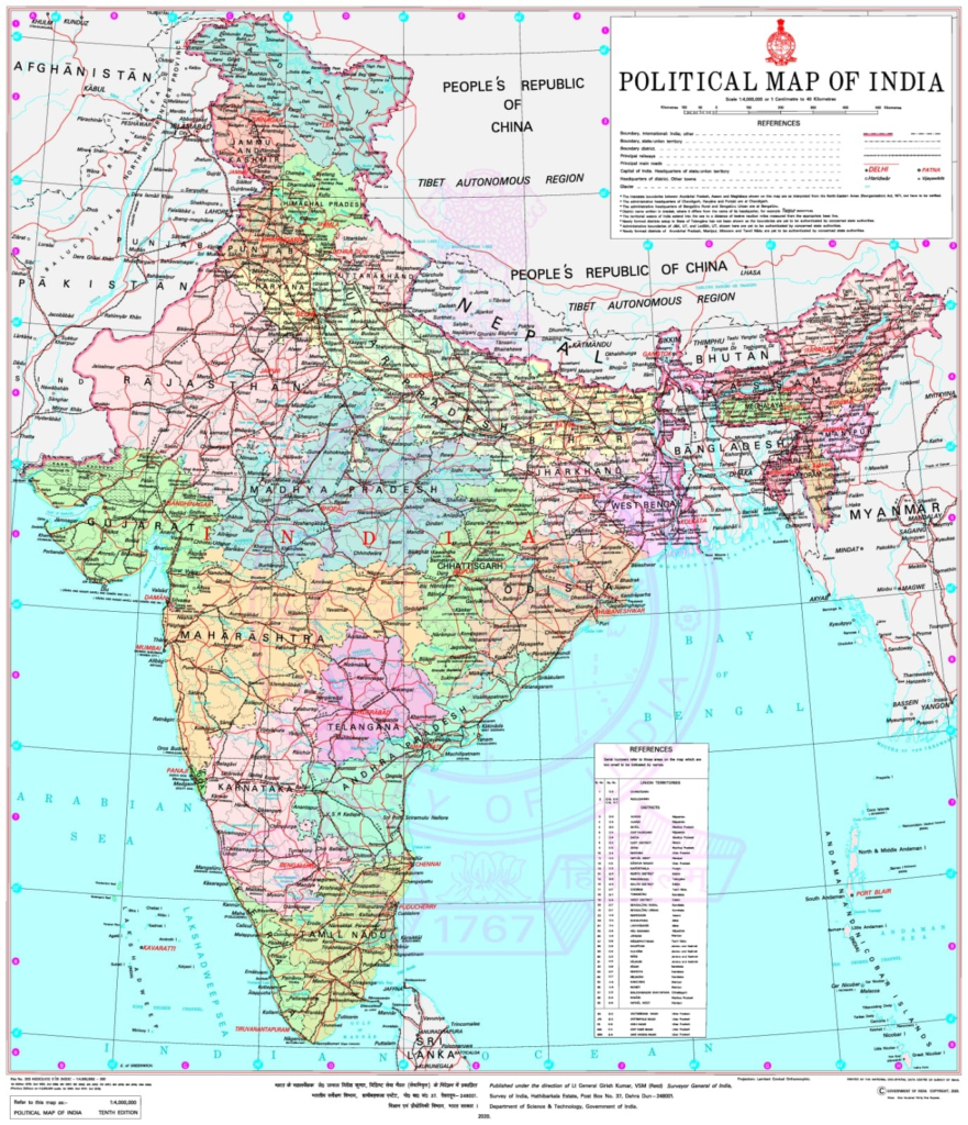 Political Map of India
